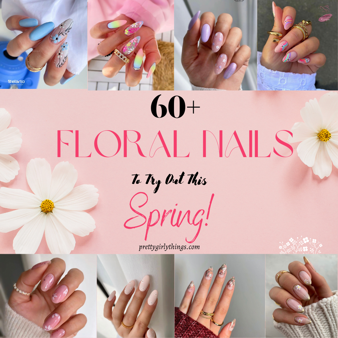 floral spring nails