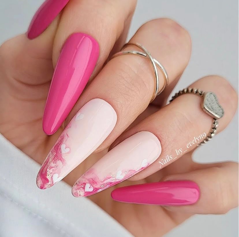 valentines day nails