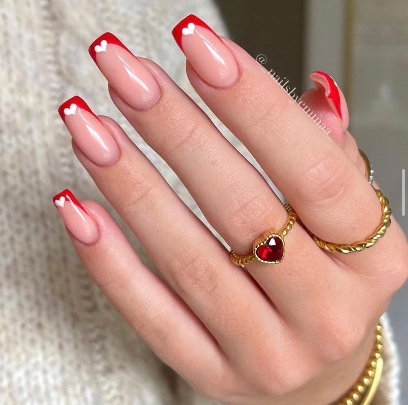 valentines day nails