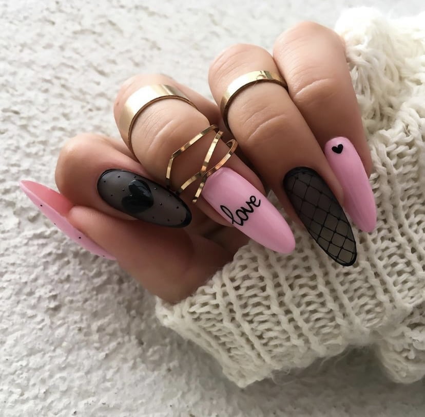 valentines day nails