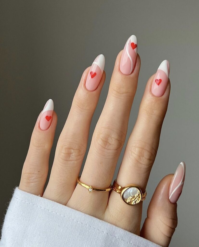 valentines day nails