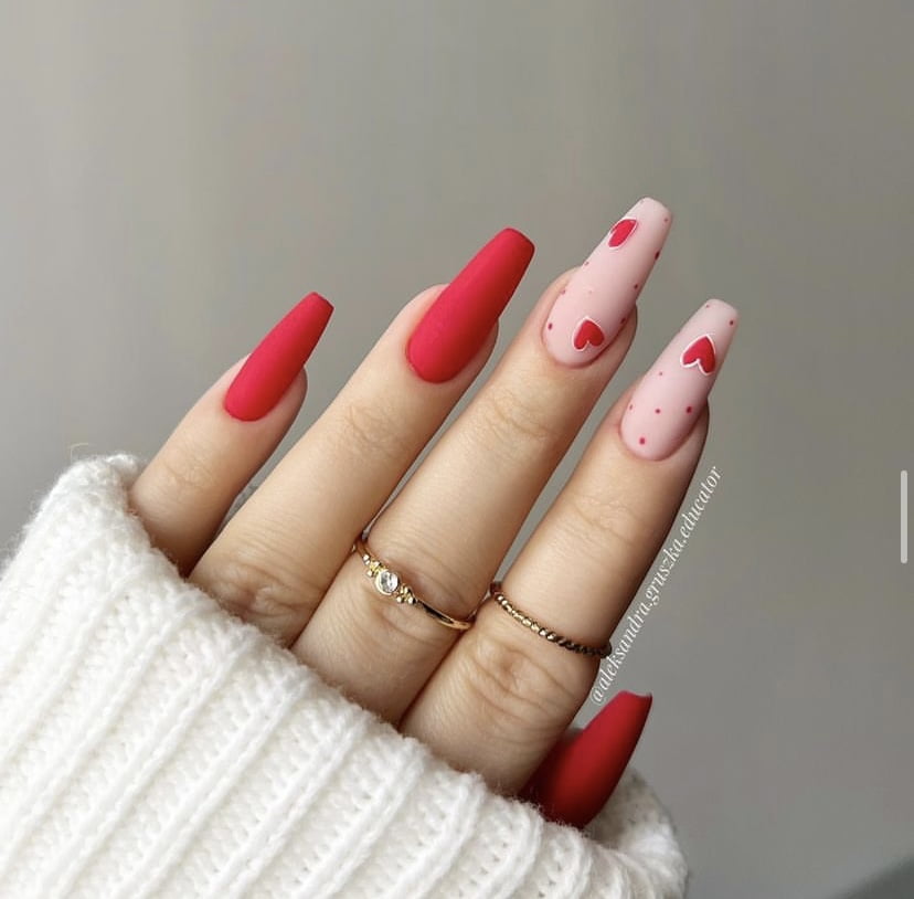 valentines day nails