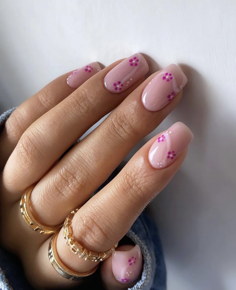 Floral Nails