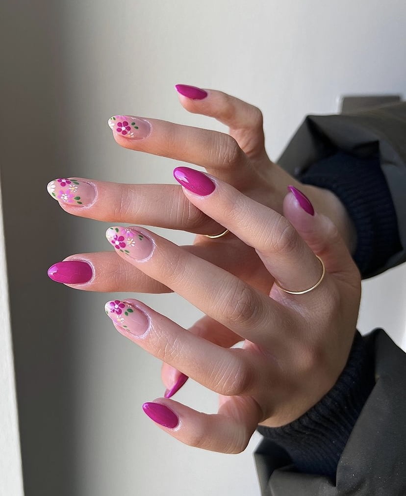 pink nail