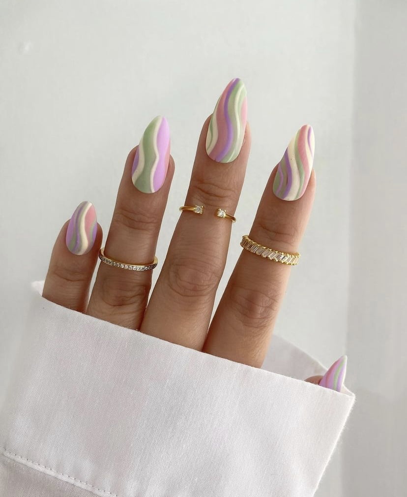 spring Pastel Nails