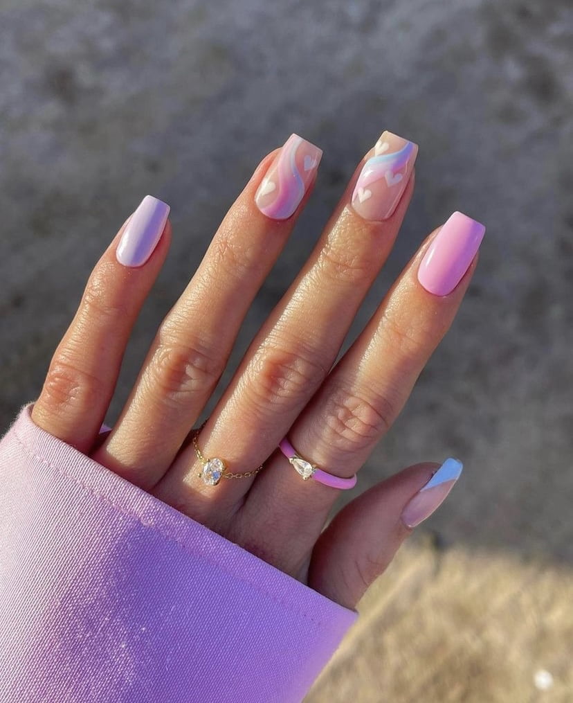 spring Pastel Nails