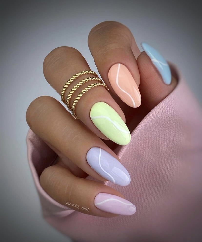 spring Pastel Nails