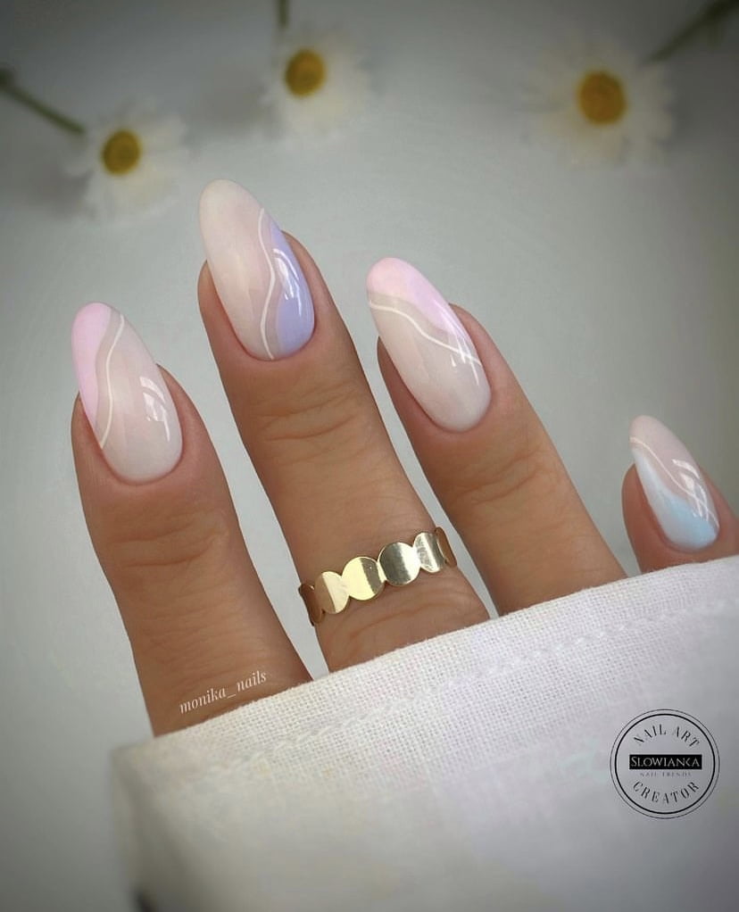 spring Pastel Nails