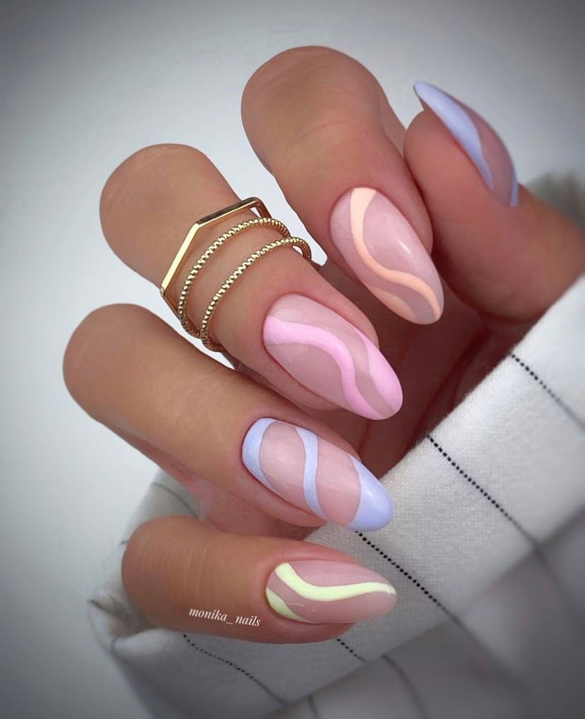spring Pastel Nails