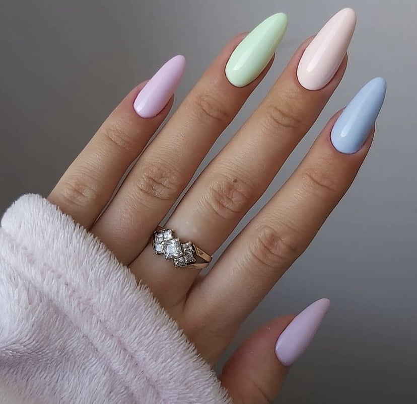 spring Pastel Nails