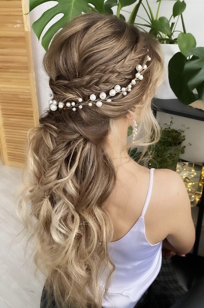 half up half down Prom Hairstyles