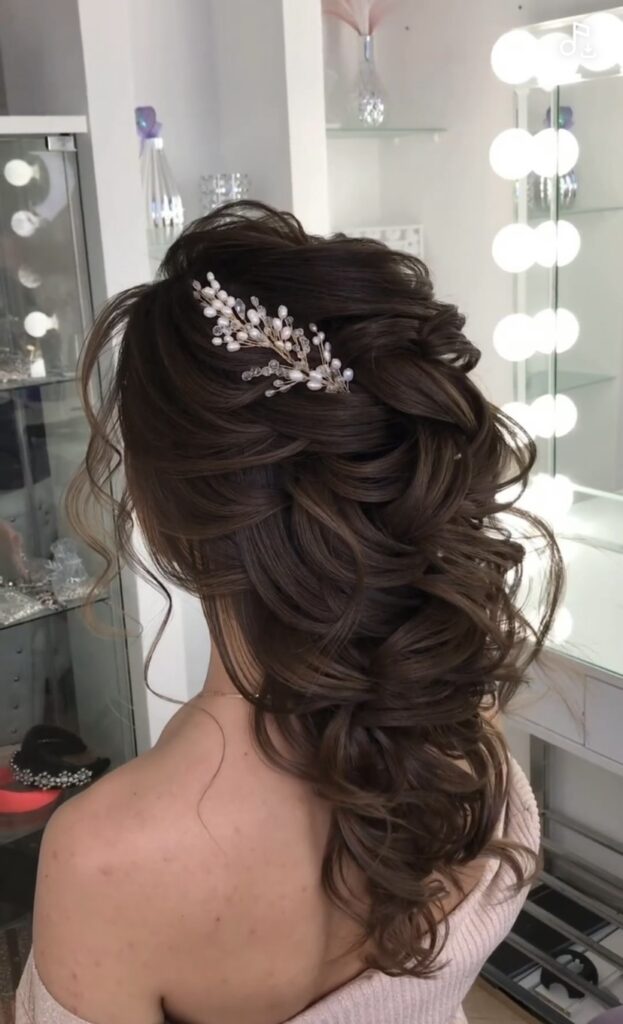 half up half down Prom Hairstyles