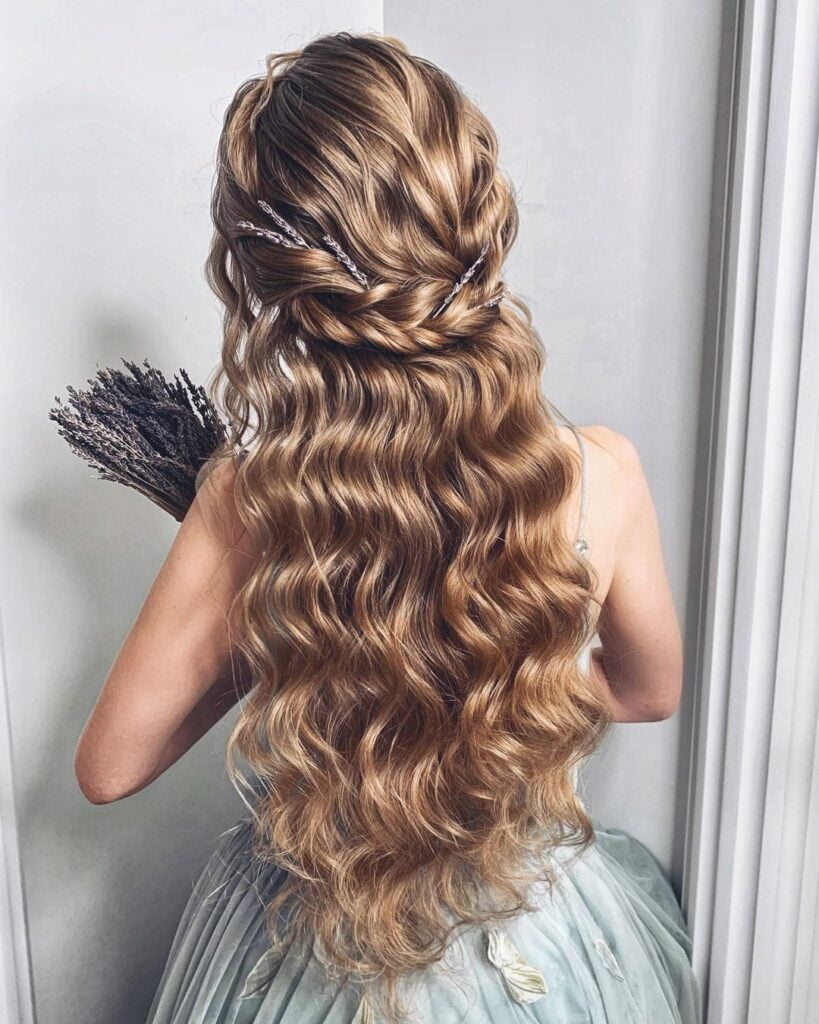 half up half down Prom Hairstyles