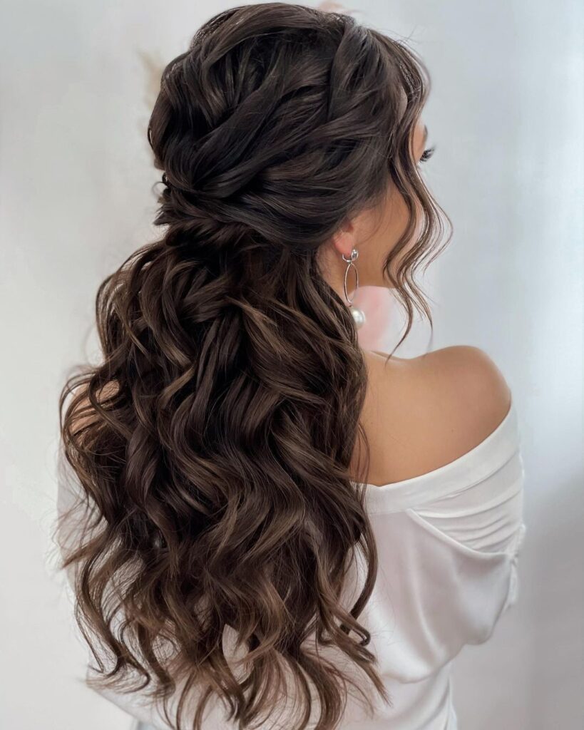 half up half down Prom Hairstyles