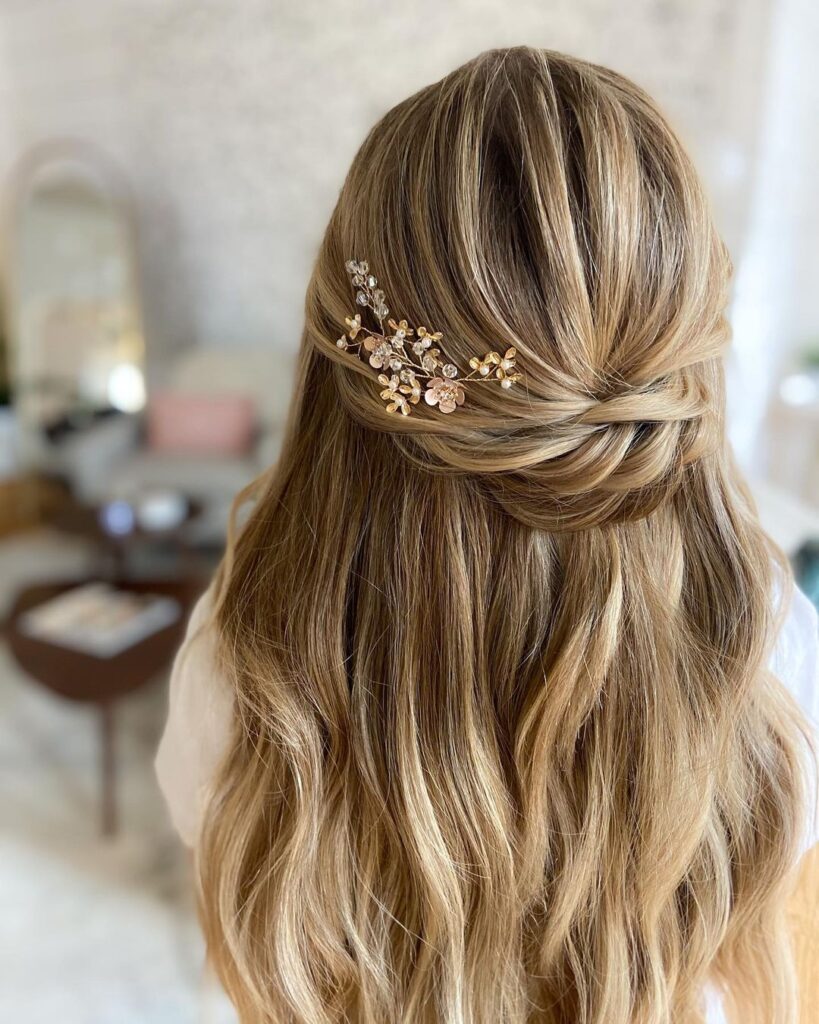 half up half down Prom Hairstyles