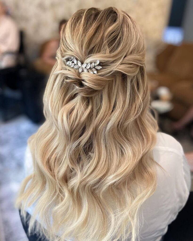 half up half down Prom Hairstyles