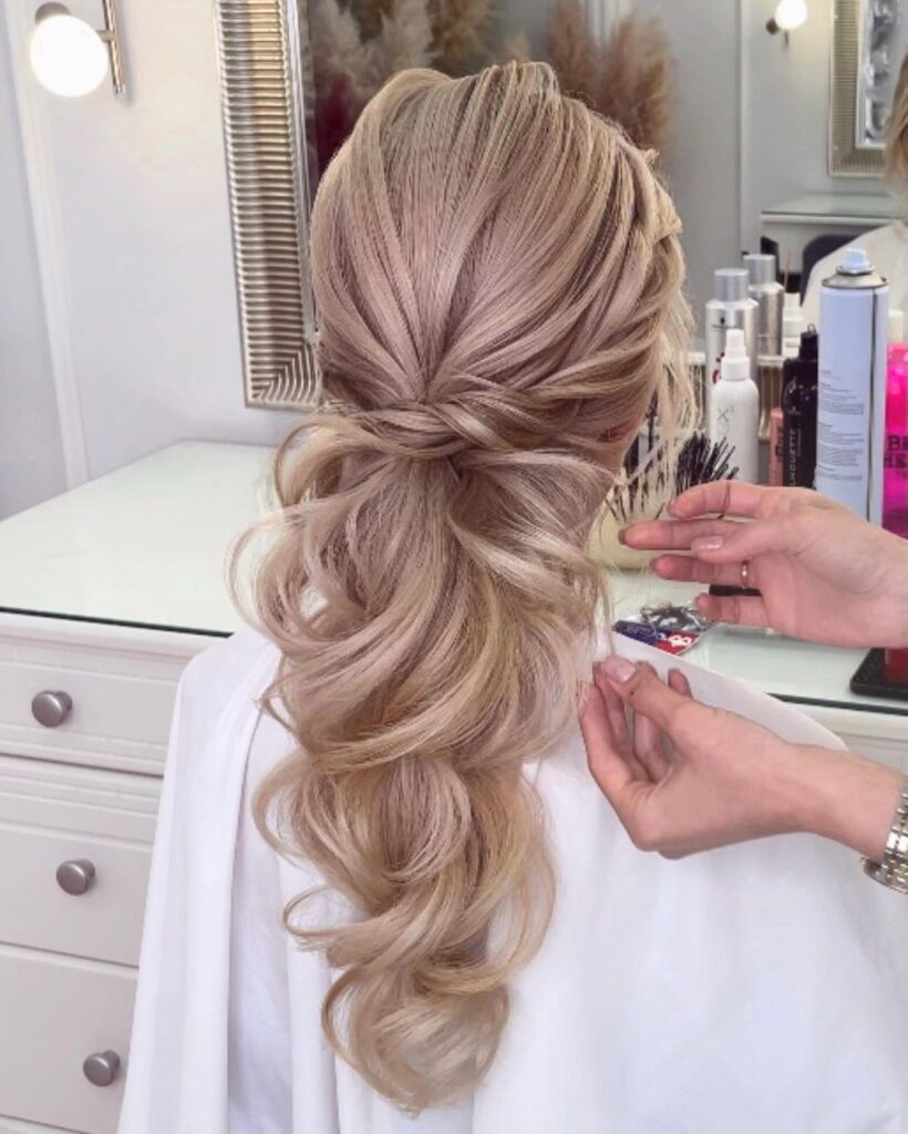 half up half down Prom Hairstyles