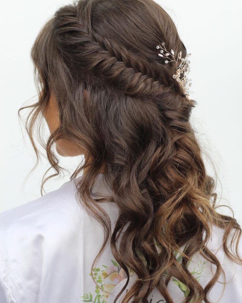 half up half down Prom Hairstyles