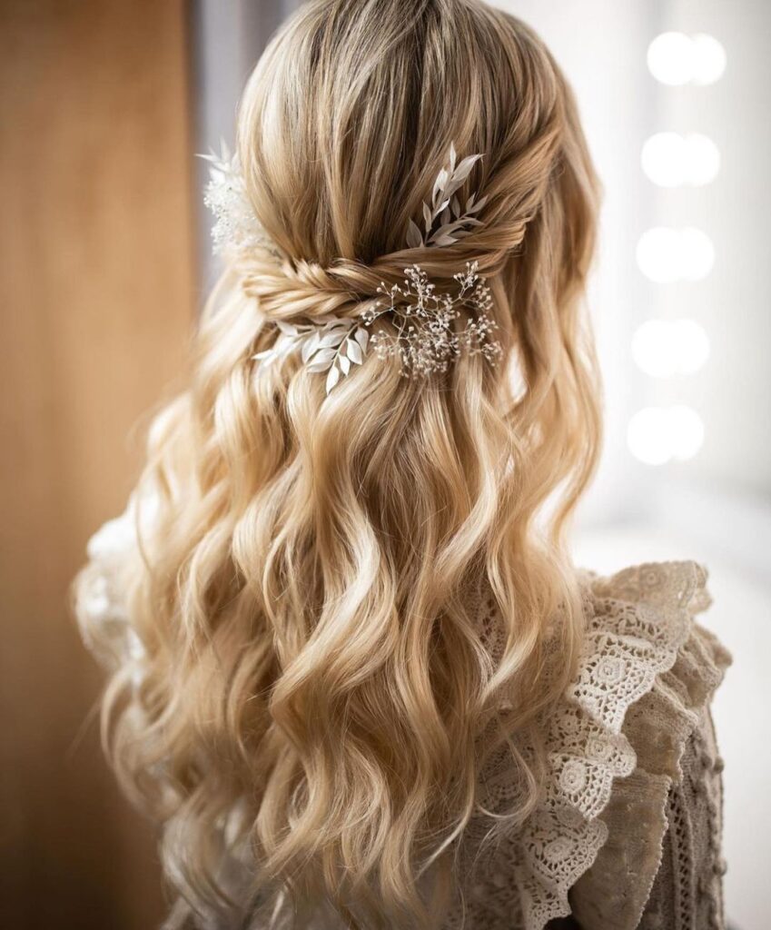 half up half down Prom Hairstyles