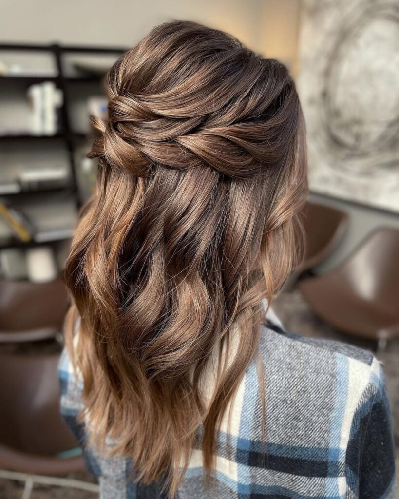 half up half down Prom Hairstyles