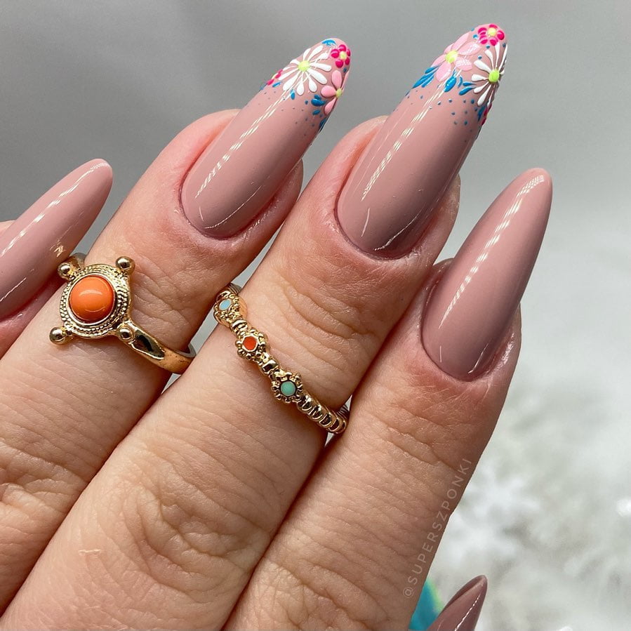 Easter Nails floral