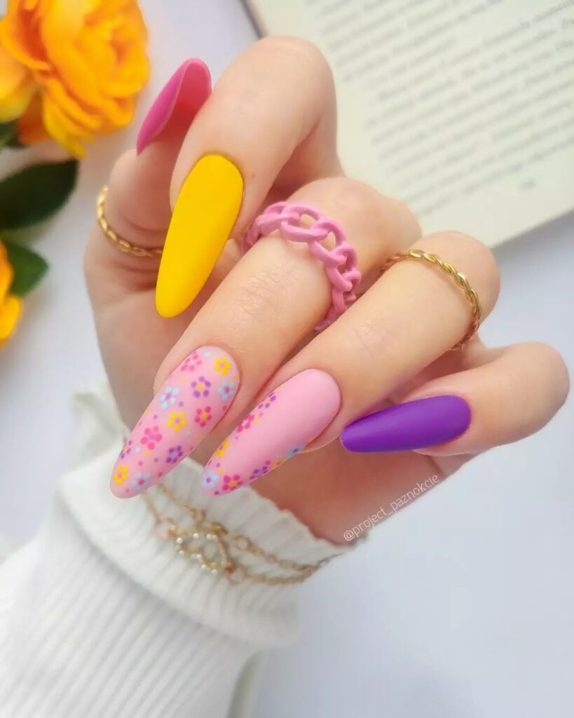 Easter Nails floral
