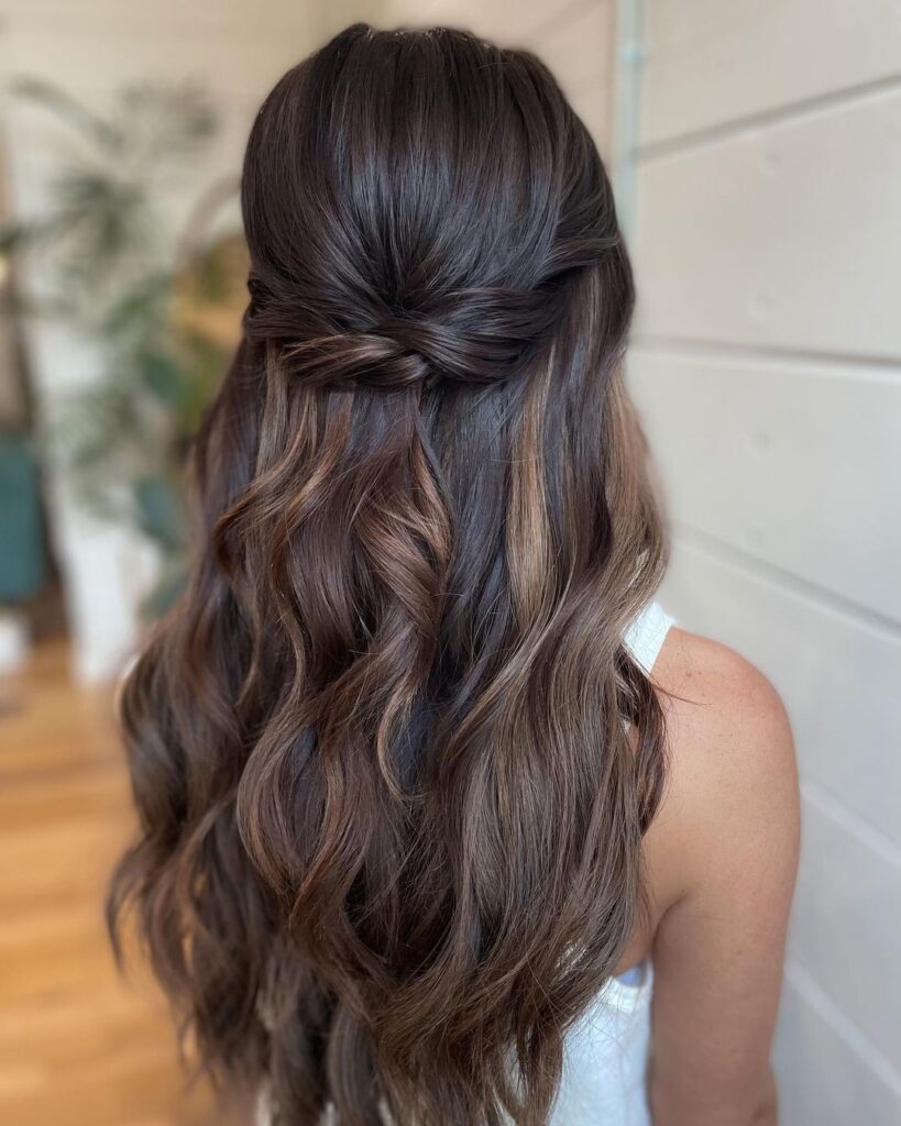 half up half down Prom Hairstyles