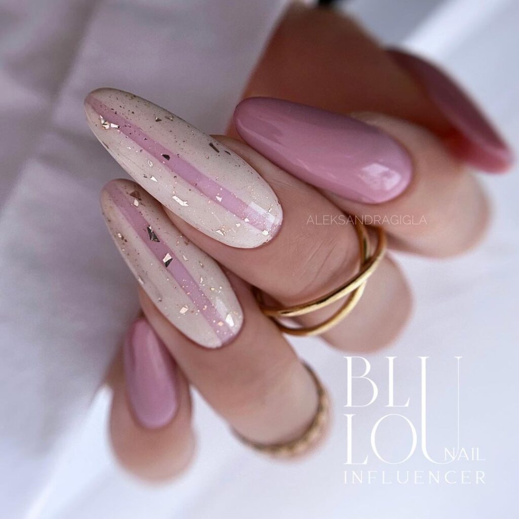 Easter Glitter Nails