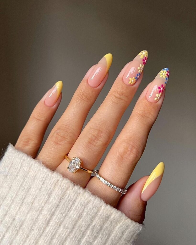 Floral Easter Nails