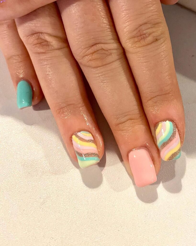 Easter Pastel Nails