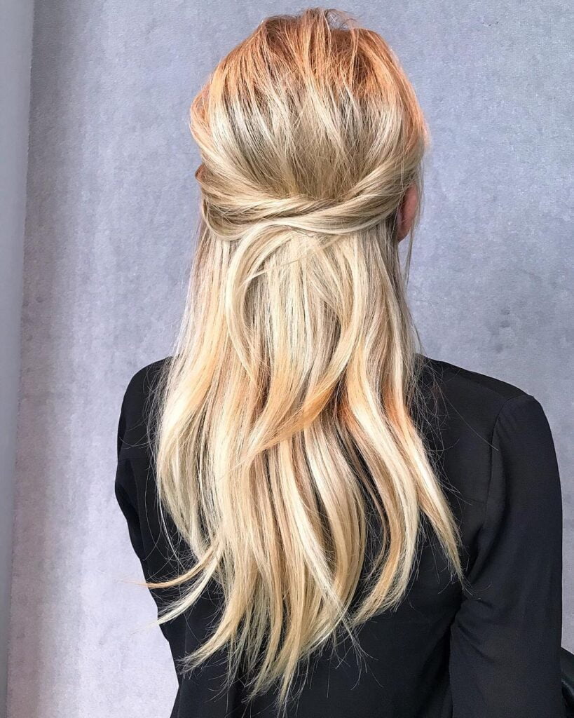 half up half down Prom Hairstyles