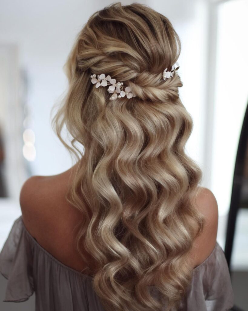 half up half down Prom Hairstyles