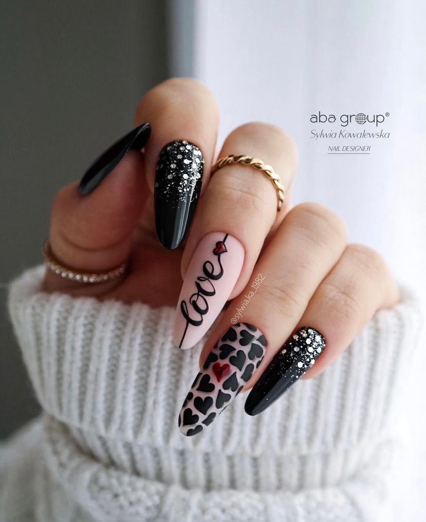 valentines day nails