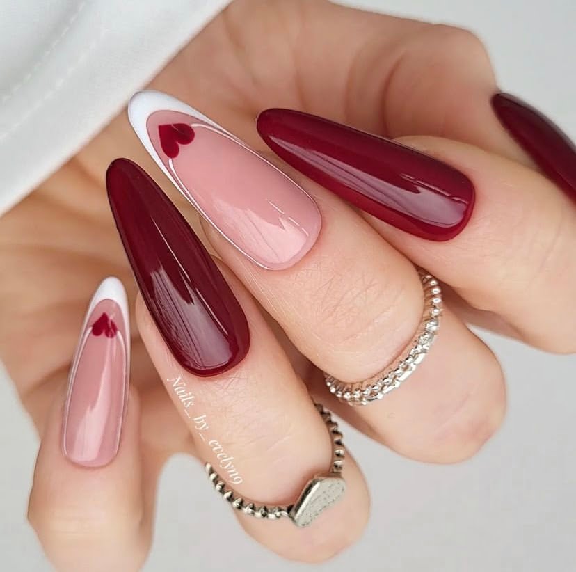valentines day nails