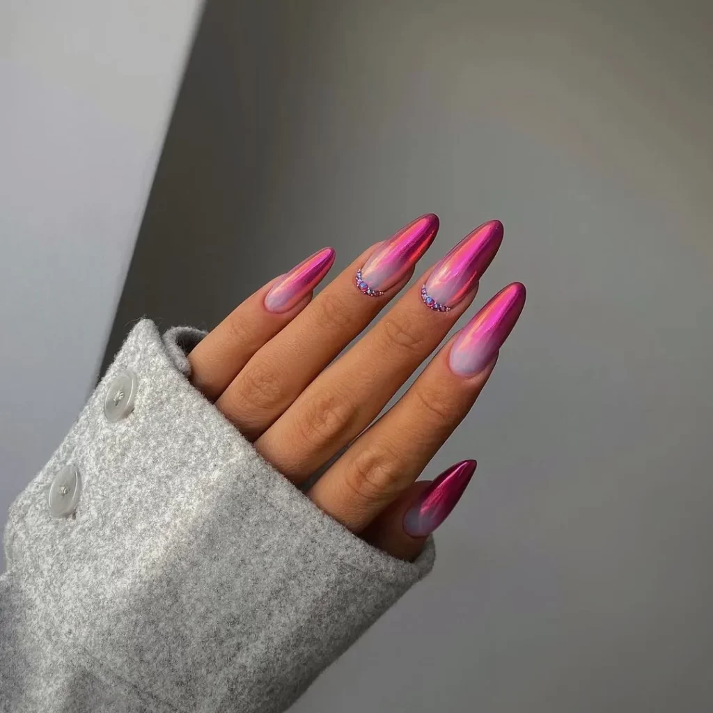 Hot Pink nails