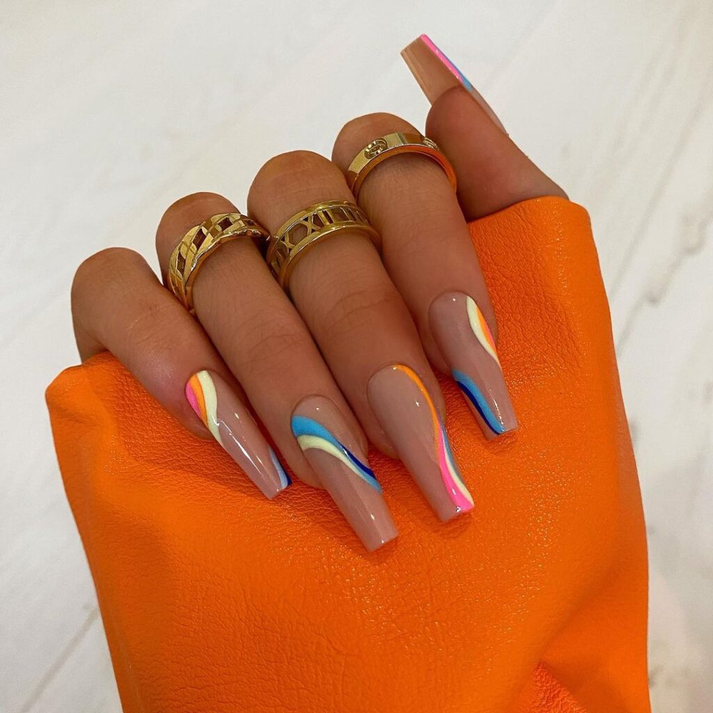 swirl Nails