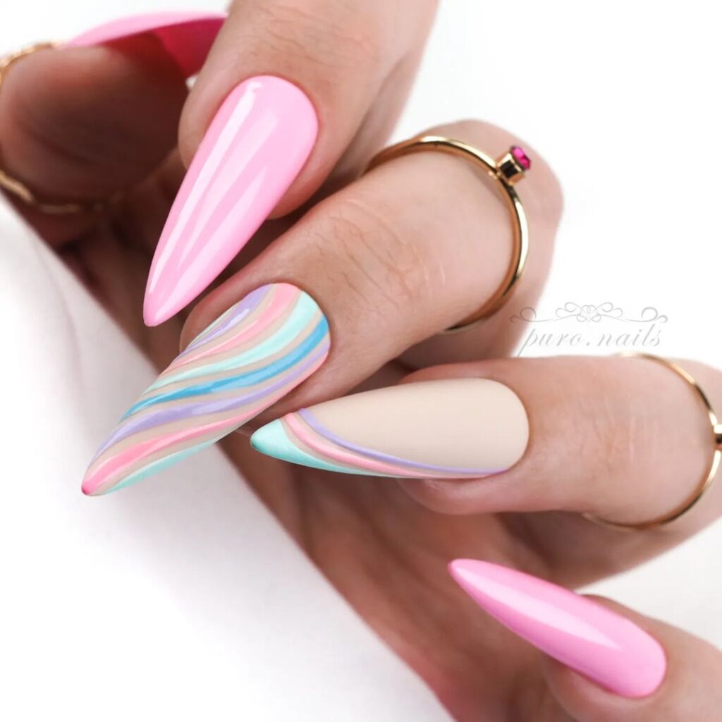 swirl Nails