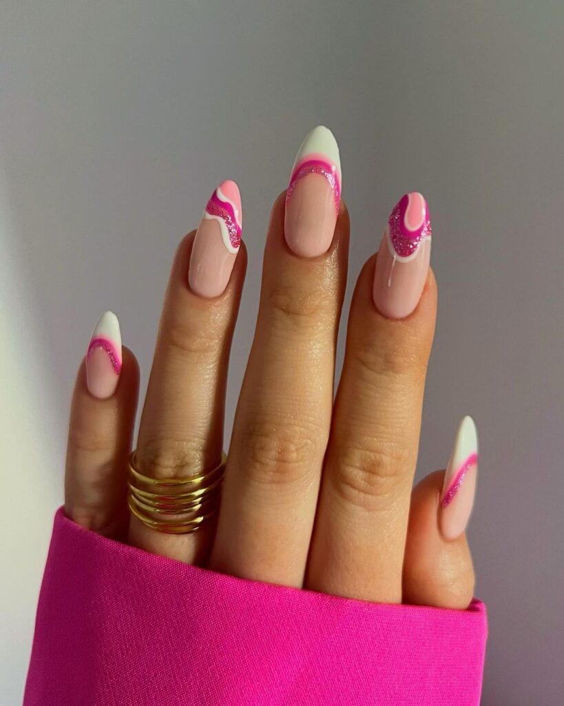 Hot Pink nails