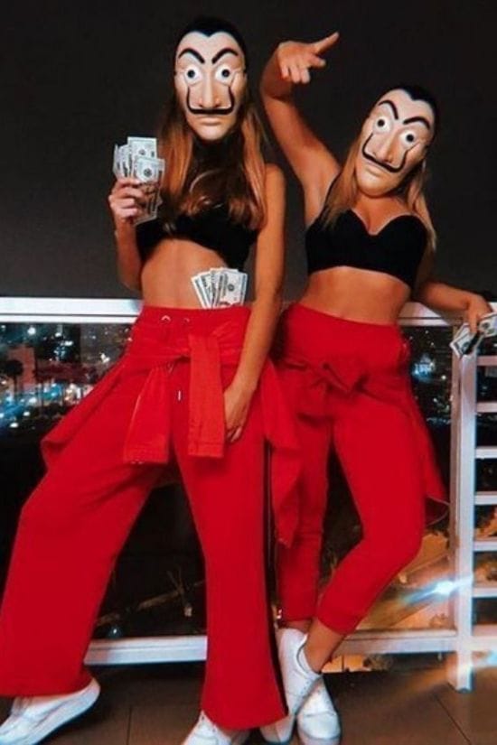 Money HeistĀ Duo Halloween Costumes