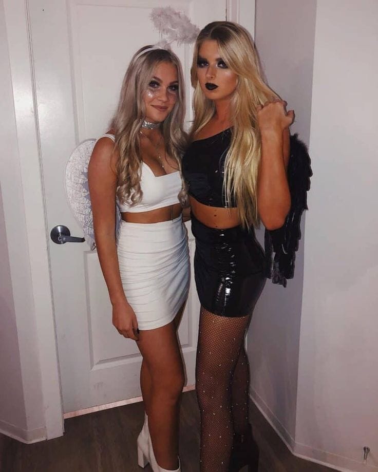 Duo Angels Halloween Costumes