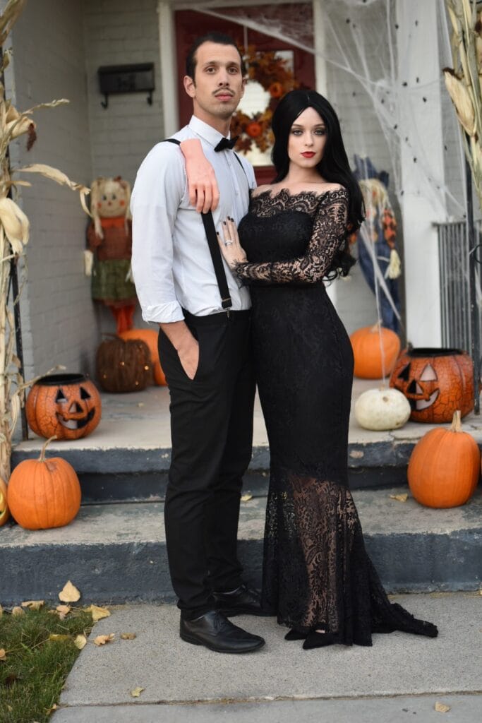 Morticia and Gomez Addams