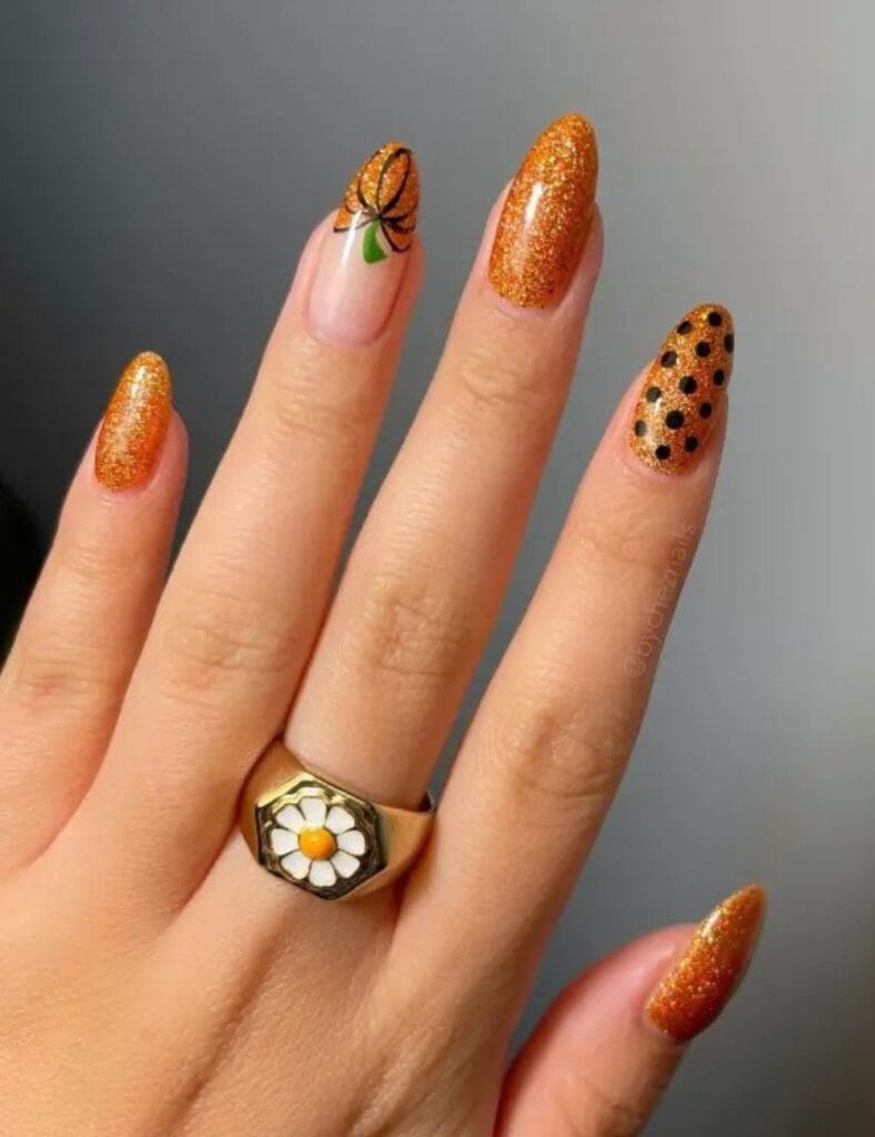 Pumpkin Nails
