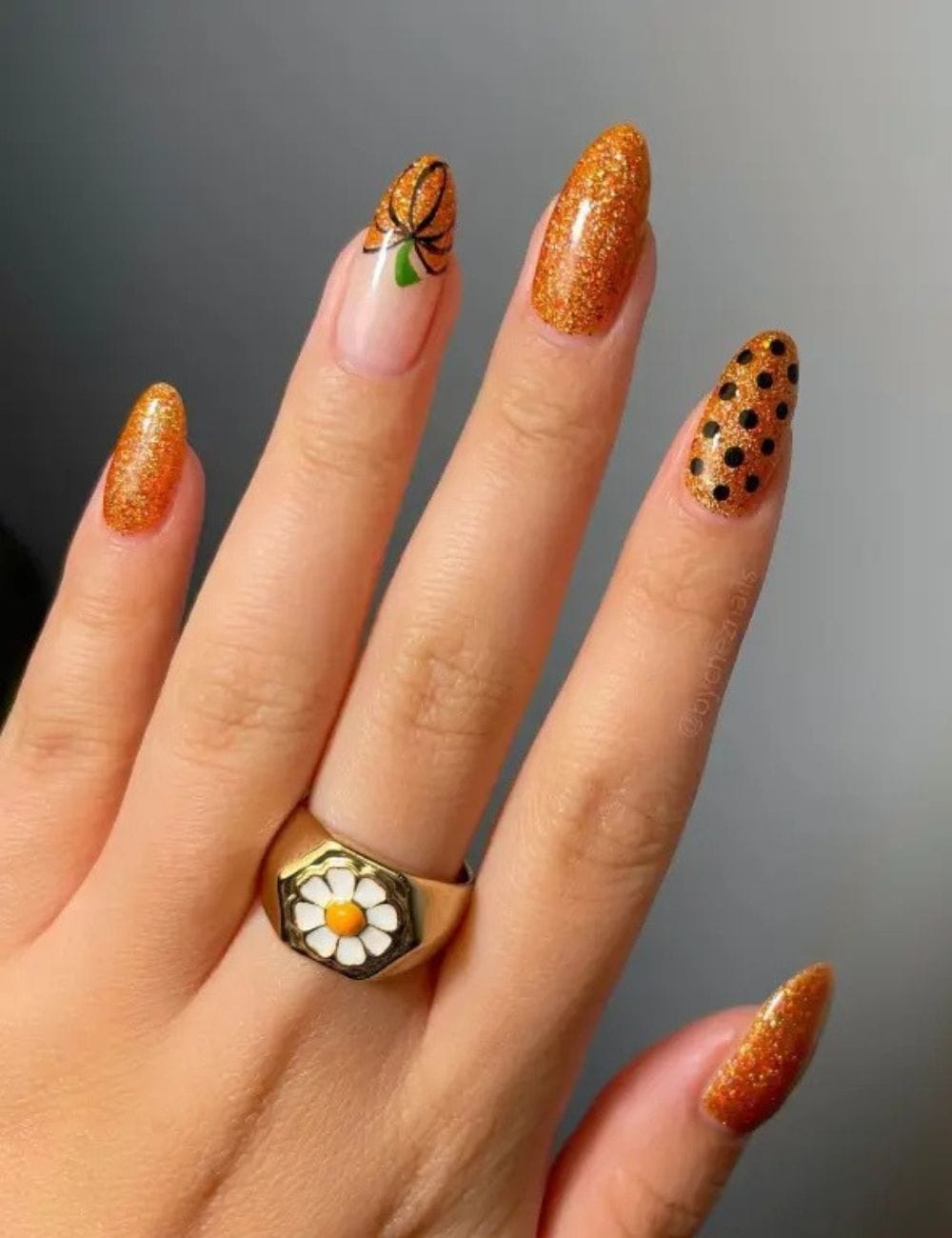 Pumpkin Nails