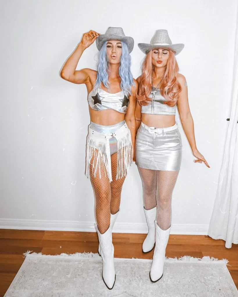 Space Cowgirls Duo Halloween Costumes