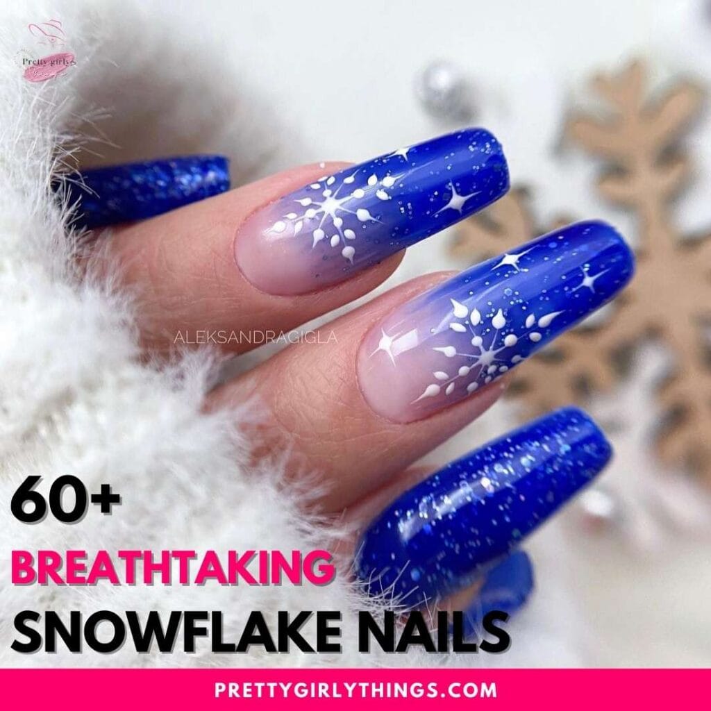 Snowflake Nails