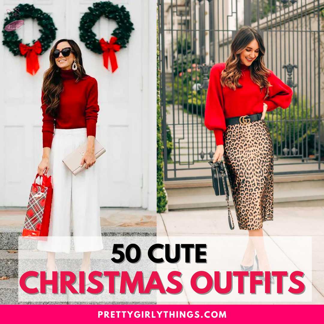 50 Cute Christmas Outfits with Festive Flair and Sparkling Sequins ...