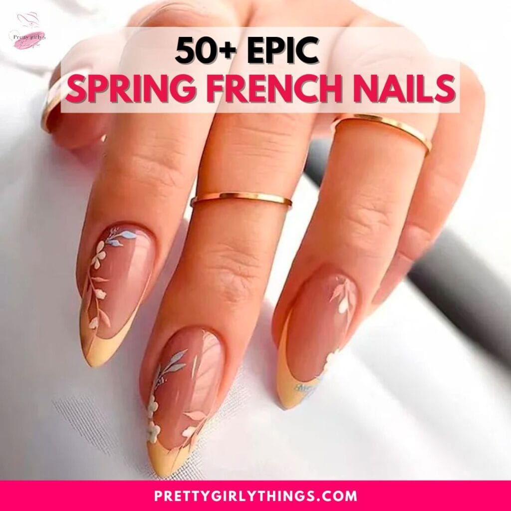 Spring French Nails