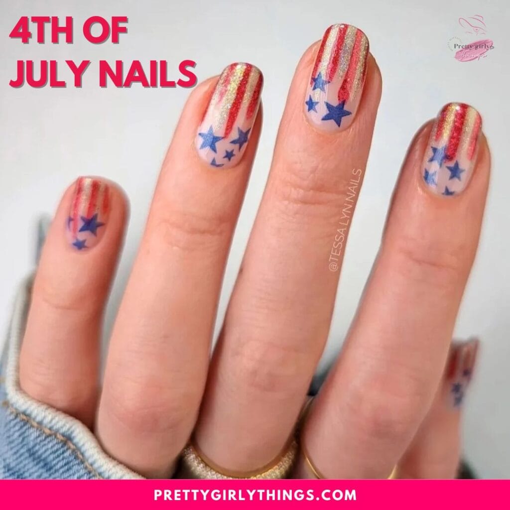 4th of July Nails