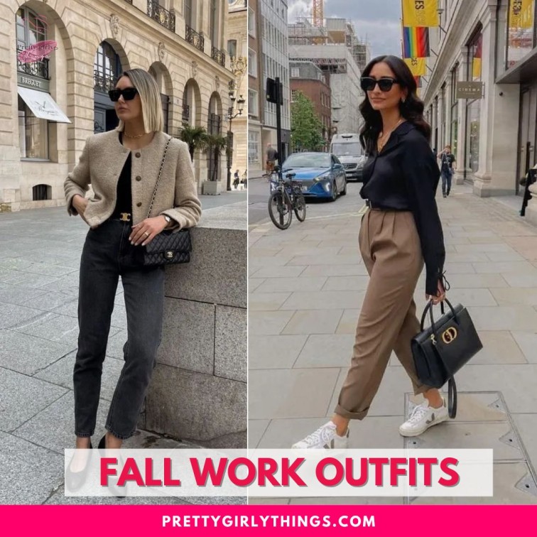 40+ Stylish Fall Work Outfits For A Cozy & Chic Professional Look ...