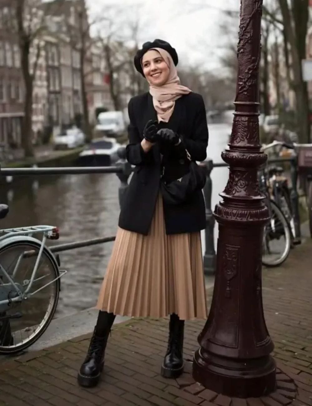 Winter Skirt Outfit
